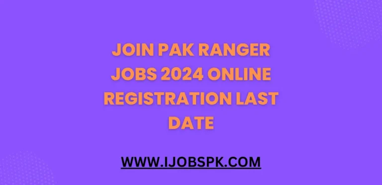 Join Pak Ranger Jobs 2024 Online Registration Last Date