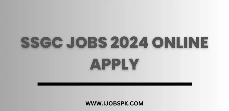 SSGC Jobs 2024 Online Apply